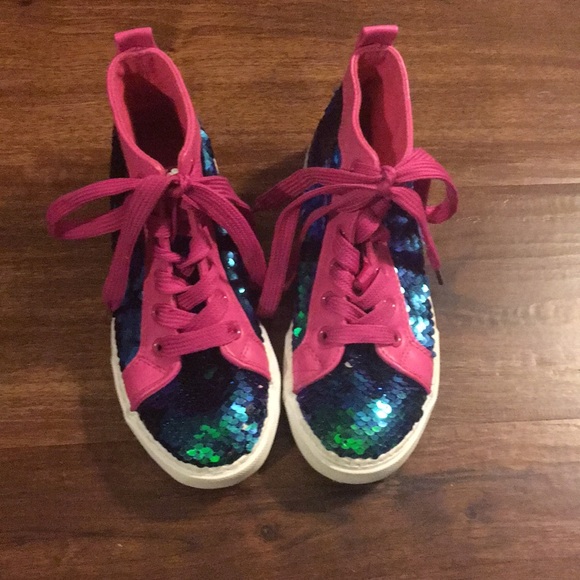 jojo high top tennis shoes